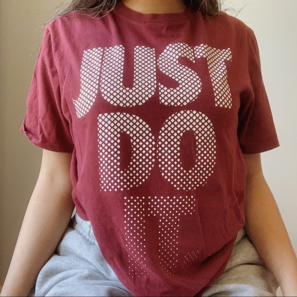 Nike Tops - nike maroon tee ✰
